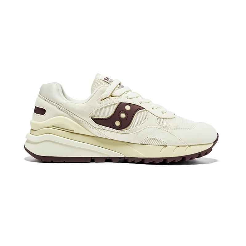 SAUCONY Shadow 6000 Support Low-Top Casual Running Shoes Unisex Beige Umber Saucony S79050-3