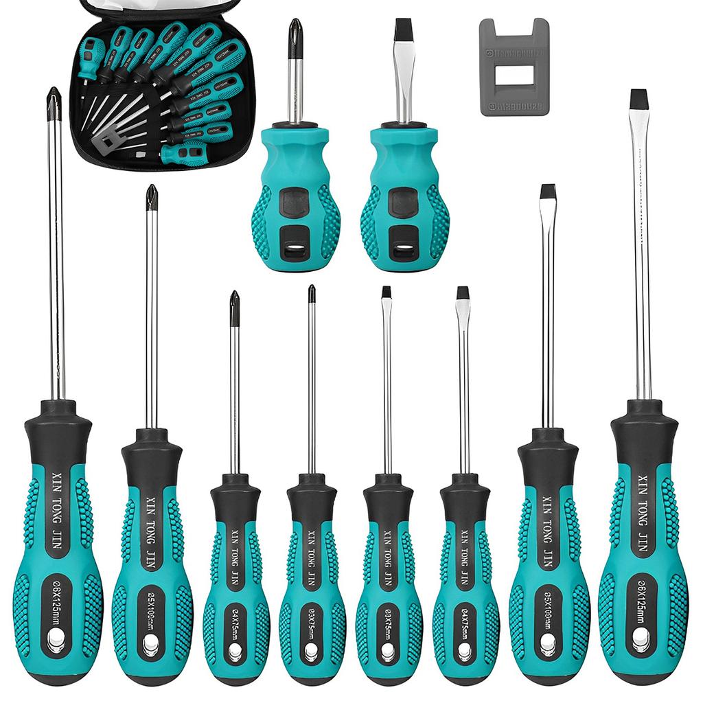 Repair Tool Set Magnetic Precision Screwdriver Kit Phillips and Flat Head Screwdriver Installation and Disassembly Repair Tool