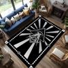2026 New Style Shining All-Seeing Eye Freemason Carpet Rug for Living Room Bedroom Home Sofa Decoration,Kids play Non-slip Floor Mat