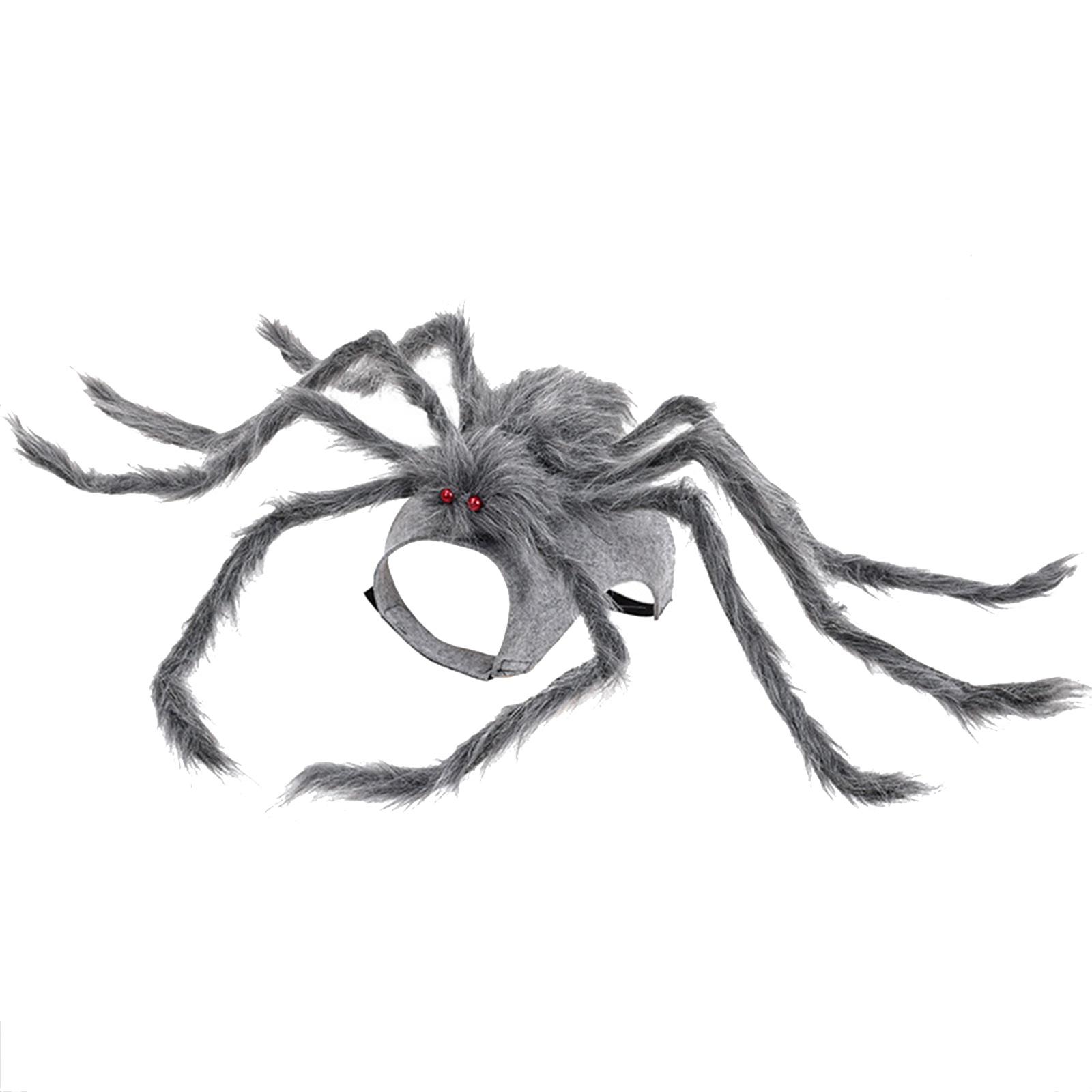 

Pet Costume Hat Funny Spiders Animal Cosplay Dress Cosplay Accessories Pet Cosplay Supplies Spiders S сірий