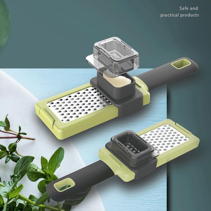 Mașină de râșnire manuală pentru presă de usturoi Dispozitive de bucătărie multifuncționale de uz casnic Cuțit legume Mașină de zdrobire usturoi Masina de usturoi