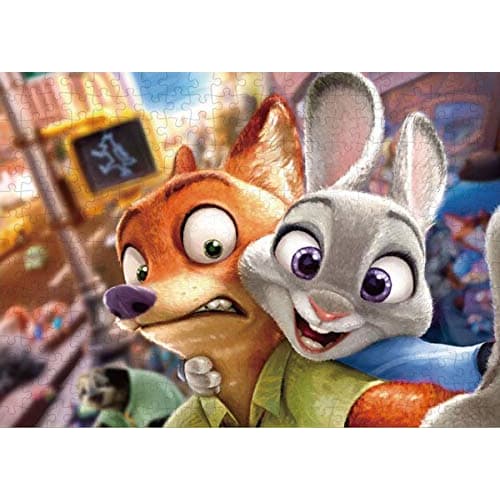 

Tenyo [Сделано в Японии] Пазл из 300 деталей Disney Zootopia Мы друзья! (30,5x43см) D-300-049 В комплект входит клей и шпатель. В комплект входит сервисная карта.