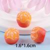 10pcs Diy Mini Resin Orange Fruit Fake Food Miniatures Cute Mini Fruit Model Toys Accessories Embellishment Craft Gifts