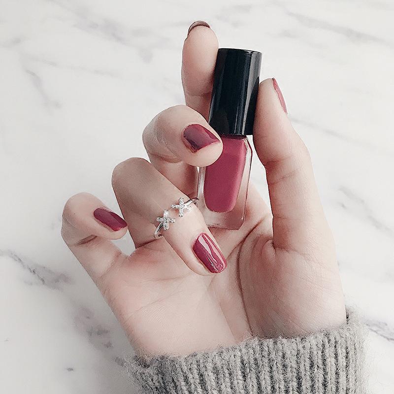 English Letter X Ring Opening Trendy Student Small Fresh Personality Creative Versatile Shining Right Or Wrong Ring Woman