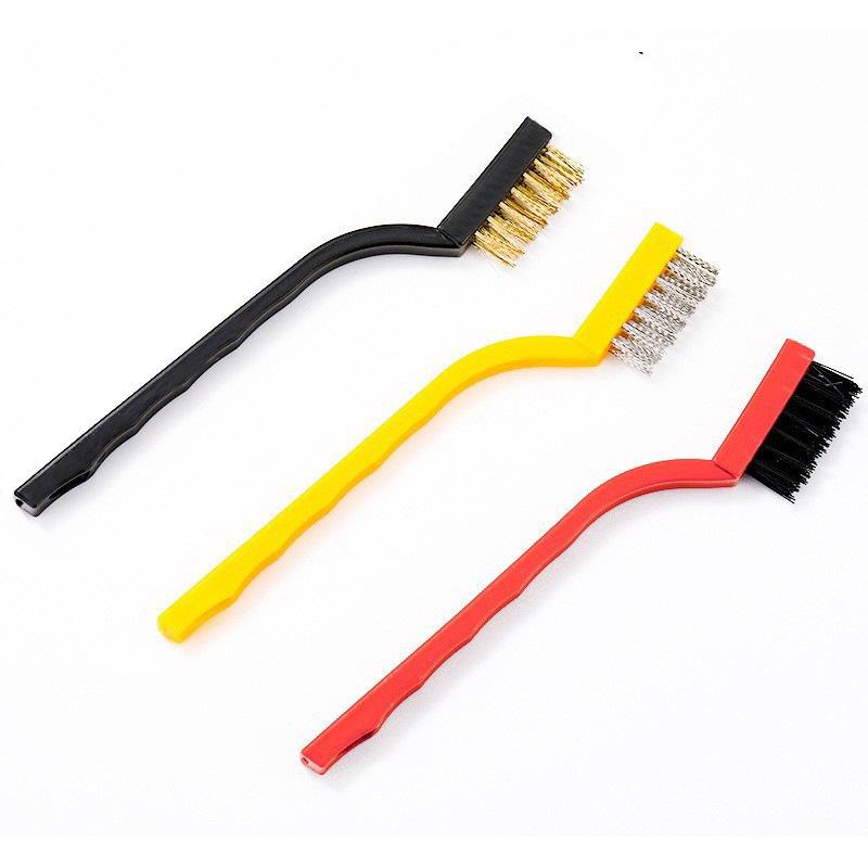 Long Handle Gas Stove Cleaning Brush - Multifunctional Copper Wire Tool for Kitchen & Range Hood Oil Stains