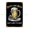 Darts And Beer That S Why I M Here Metal Signs Party Wall Pub Pub Garage Decoration Character Tin Sign Poster