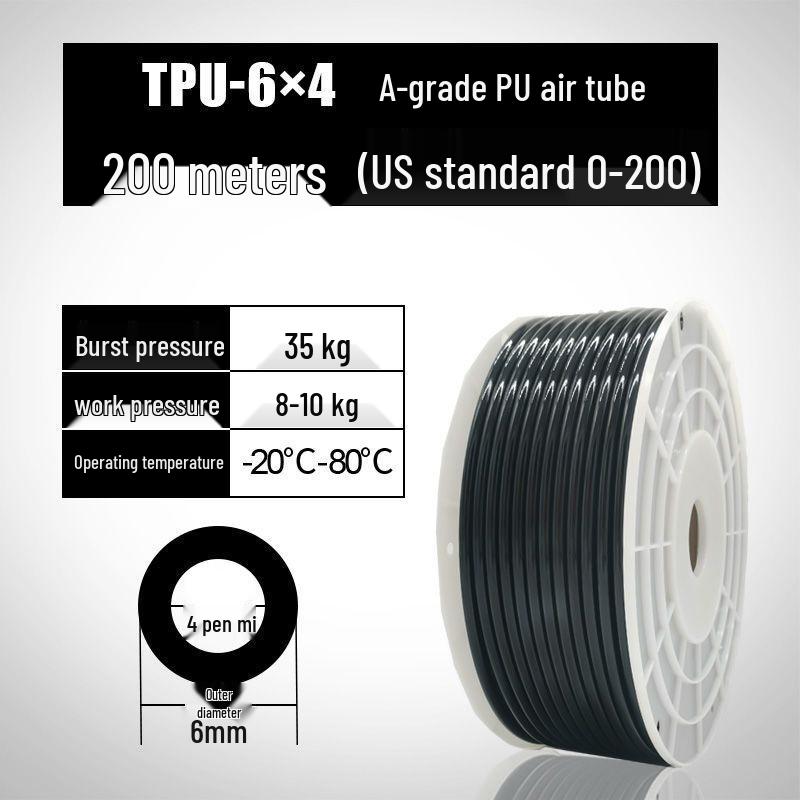 High-Pressure 8MM PU Pneumatic Air Hose for Air Compressors