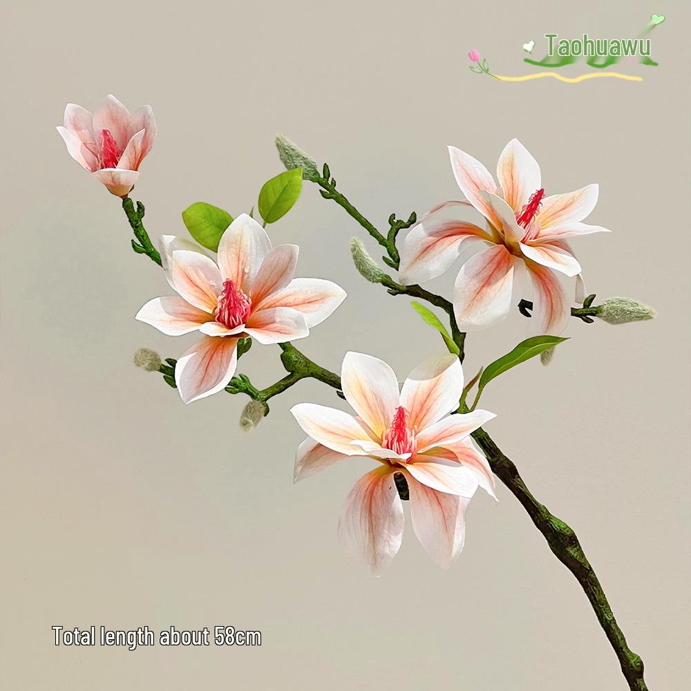 

Композиция из цветов магнолии для стола - Искусственная цветочная центральная часть для домашнего декора