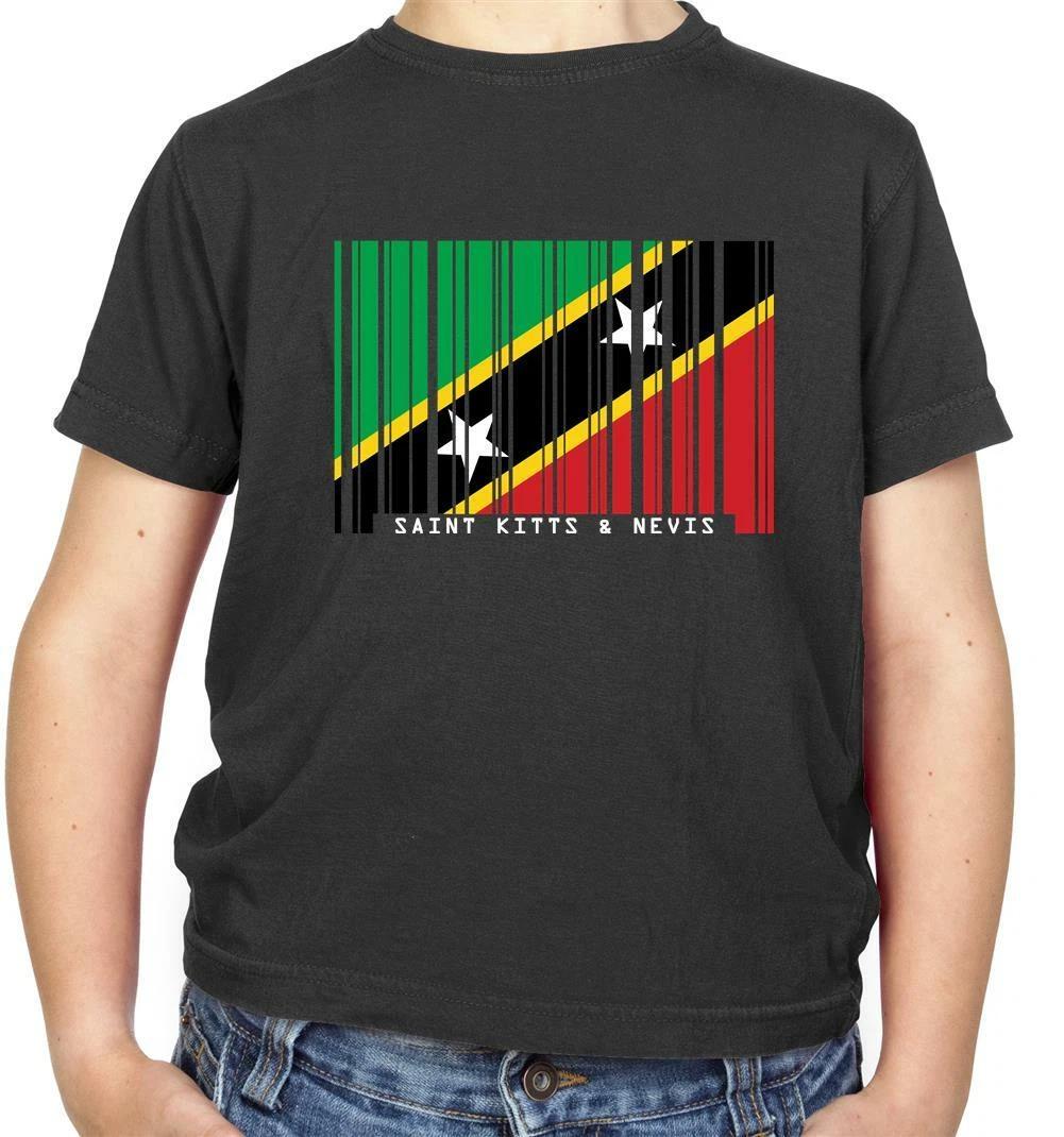 Saint Kitts And Nevis Flag Kids T-Shirt - Basseterre - Caribbean - Country 100