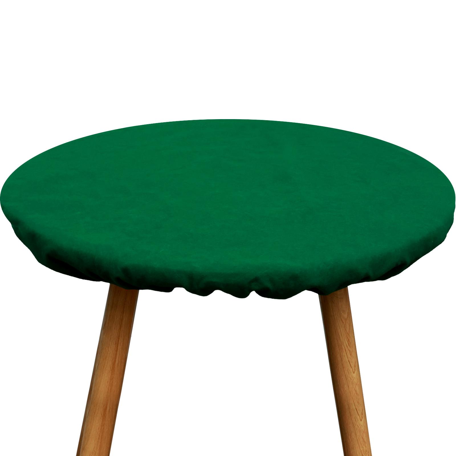 

Фетровое покрытие для игрового карточного стола Круглая скатерть Покрытие для покерного стола Подходит для игрового стола 36-48 дюймов Топпер-мат для игры Защита игрового стола зелёный