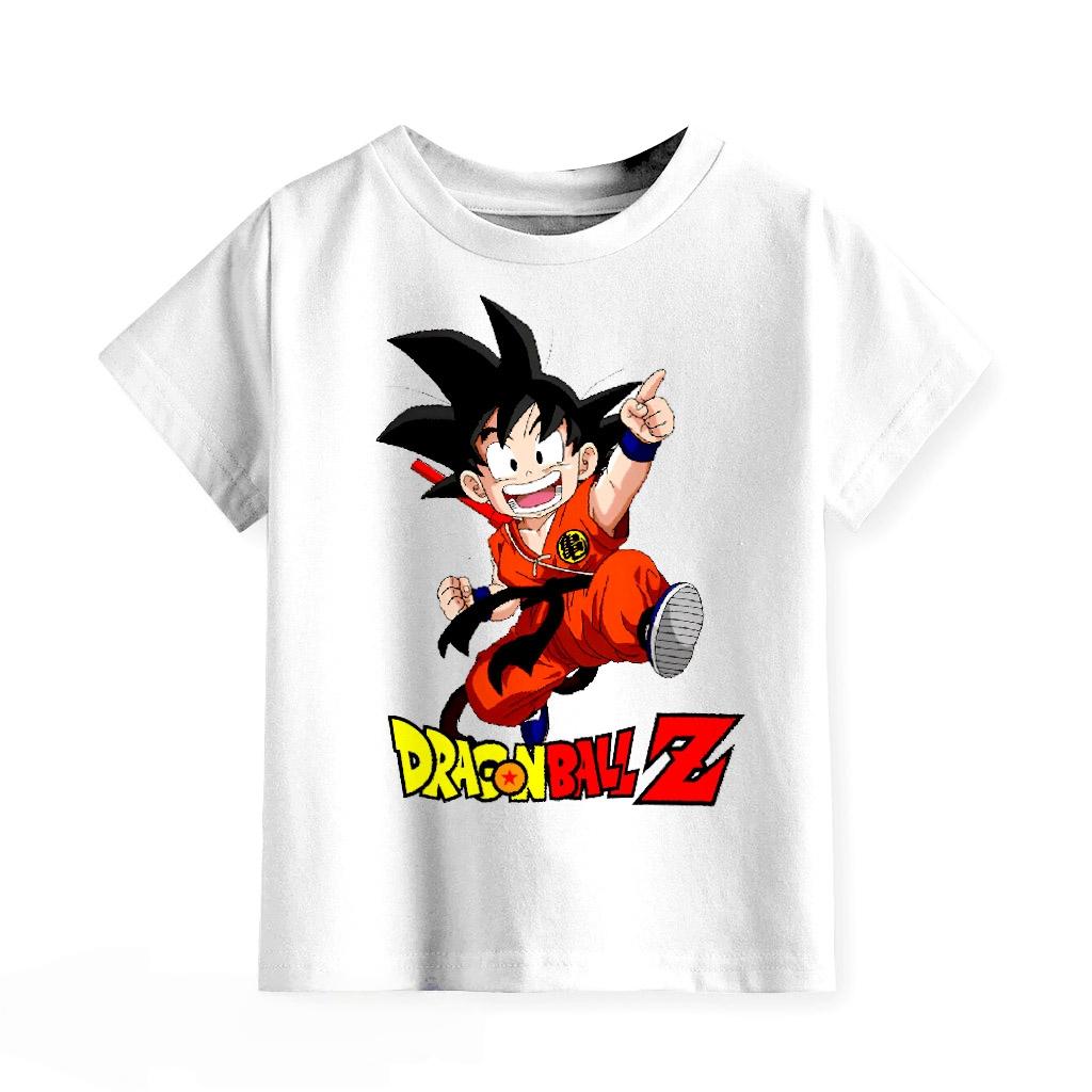 Dragon Ball Z Kids Cotton TShirtAdult Boys Girls Family Matching Casual TeeCute Kid Goku Anime Print Summer Short Sleeve Tops