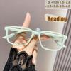 Personalized Anti Blue Light Reading Glasses Trendy Women Fashionable Frame Colorful Lens 6819