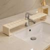 No‑drill /drill‑free Faucet Shelf Vertical Sink Countertop Organizer  Makeup Cosmetic Storage