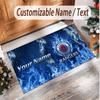 Personalized Crystal Velvet Carpet Rangers FC Pattern Non Slip Floor Rug