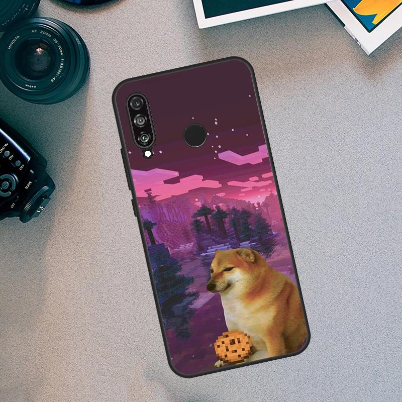 Cheems Doge Meme Funny Doggy For Huawei Nova 5T 9 10 SE 3i 7i 8i 11i 12i Y60 Y61 Y70 Y72 Y73 Y90 Y91 P30 P40 Lite Case