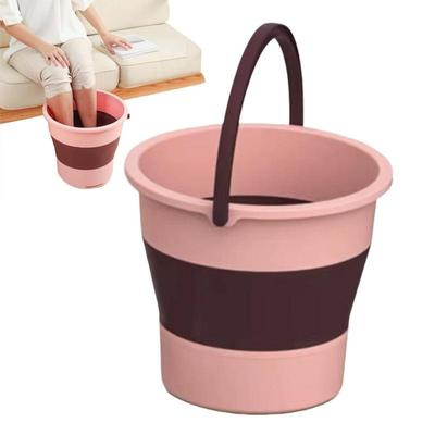 Collapsible Bucket Portable Folding Bucket Outdoor Fishing Supplies Camp Space Saving Car Washing Bathroom Kitchen Camp Buckets