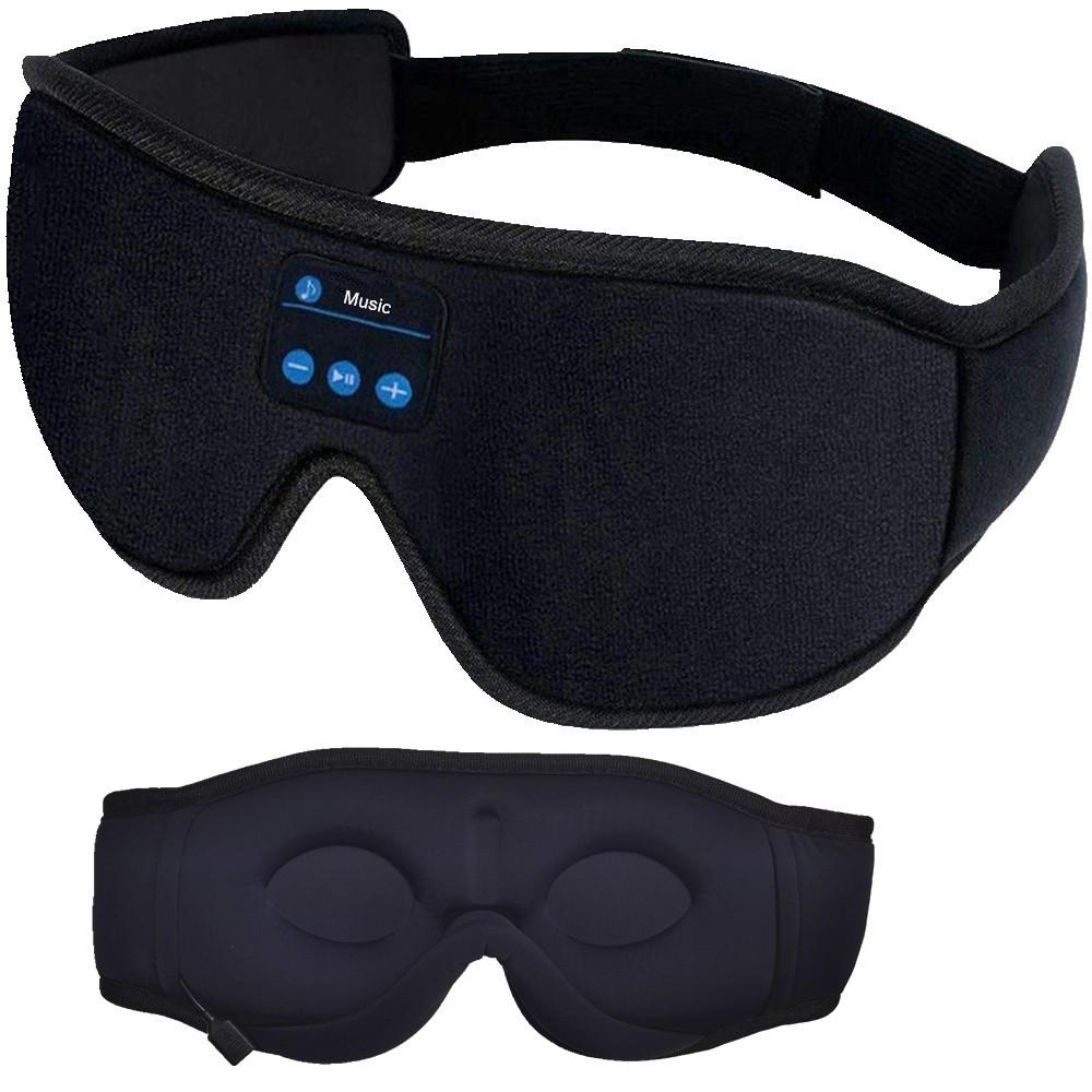 3D Bluetooth Stereo Sleep Mask with Light Blocking & Eye Fatigue Relief