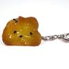 Food sample edible sweet potato cut into chunks 318K keychain