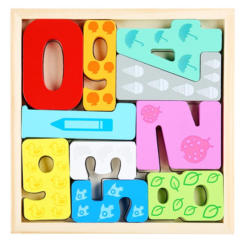 

3D Wooden Jigsaw Puzzle Blocks - Creative Educational Toy for Kids