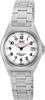 Citizen Silver Analog Solar Water Date Metal White Q&Q Women's Watch, Resistant, Display, Band, Dial, H061-204