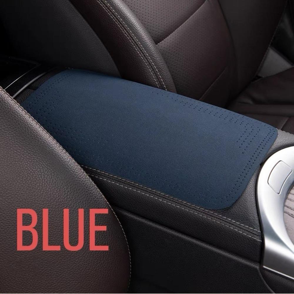 Universal Car Armrest Cover Mat Four Seasons Plush Elbow Pad Car Armrest Box Protection Pad Car