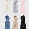 ADAUL AD&heart Embroidery Logo Boucle Muffler - 6color