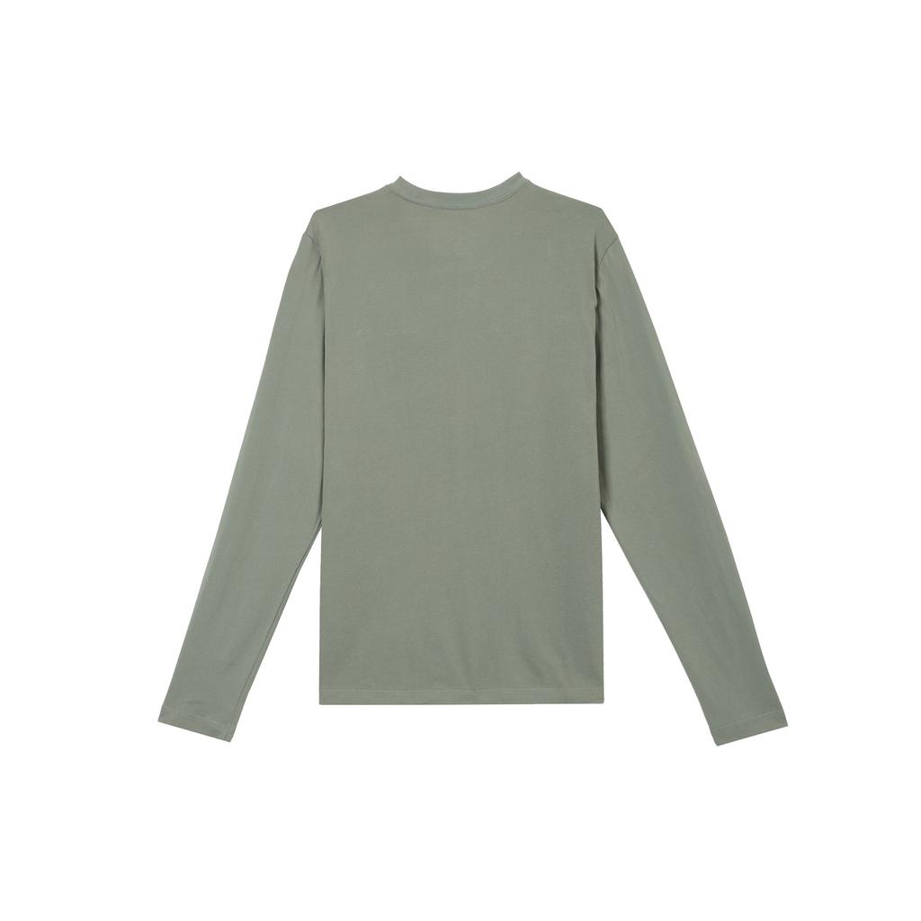 Nike Dri-FIT Letter Print Crew Neck Quick-Dry Casual American Vintage Long Sleeve T-Shirt Men Tops Dark-Mud-Gray FN0828-053