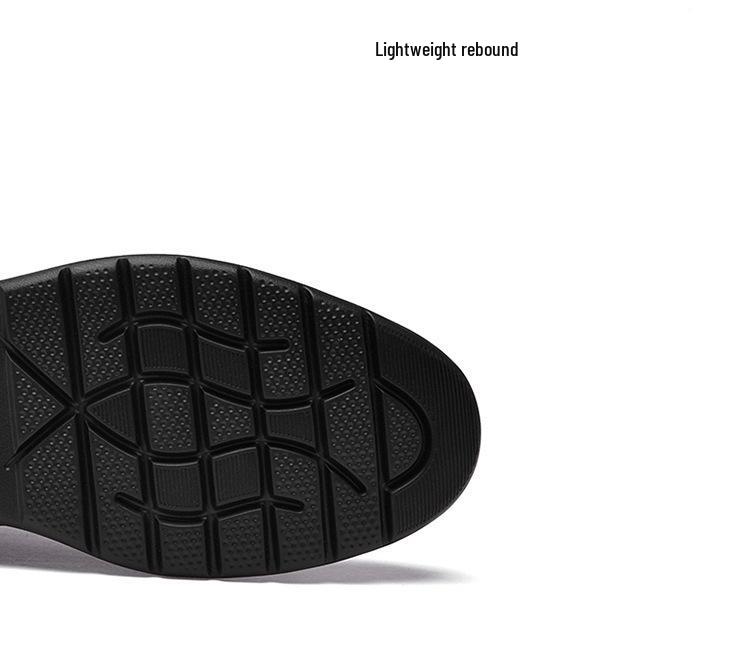 Men's Genuine Leather Breathable Casual Shoes - Versatile Retro Design, Soft Sole, Large Size, Fashionable and Comfortable.
