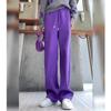 Women's 2025 Yellow Slimming Sweatpants - New Fashionable Casual Straight-Leg Wide-Leg Pants for Dance & Sports.