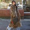 Long Imitation Leather Thick Plush Coat