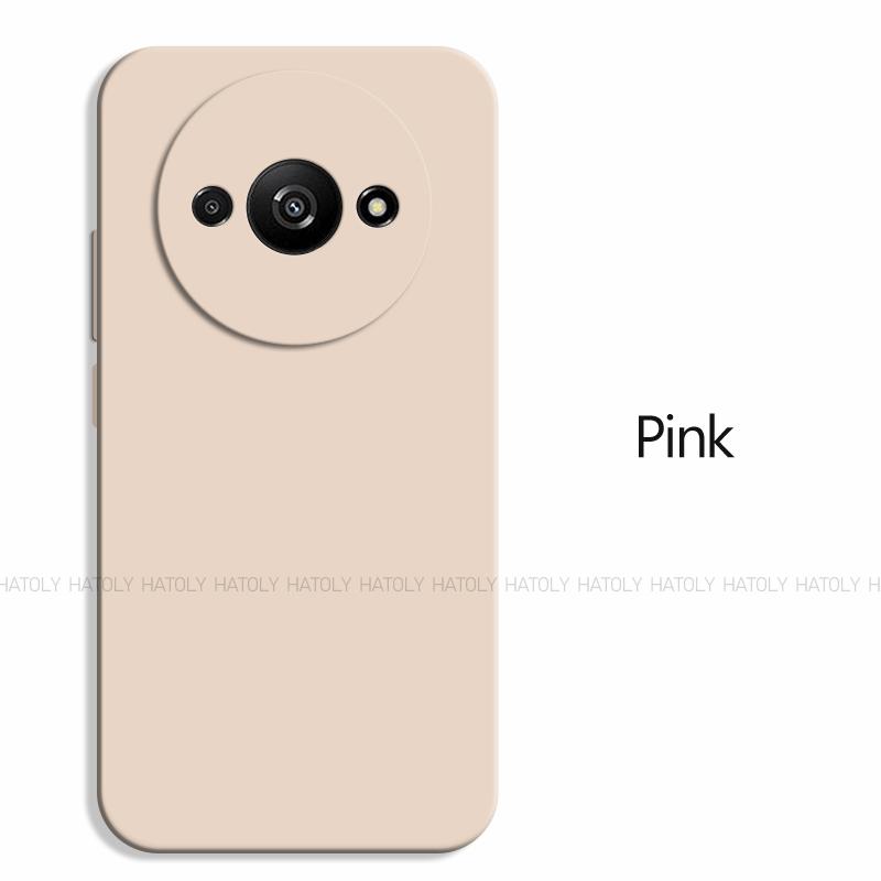 

Чехол для Xiaomi Redmi A3X Чехол для Xiaomi Redmi A3X Роскошный оригинальный TPU противоударный жидкий силиконовый защитный чехол для задней панели телефона Redmi A3X розовый