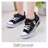 Cute Cartoon Low Top Breathable Casual Canvas Sneakers For Boys And Girls