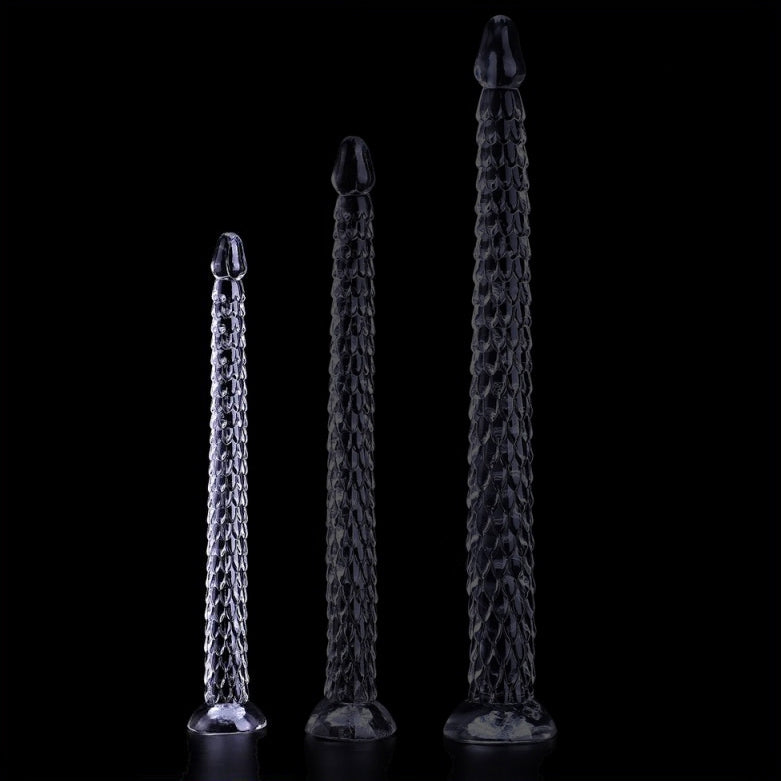 Long Transparent Dildo Armak S 38 X 3.5cm - ClearlyHorny - TRANSPARENT DILDO