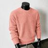 Maglione da uomo vintage casual a vestibilità larga con scollo rotondo in maglia