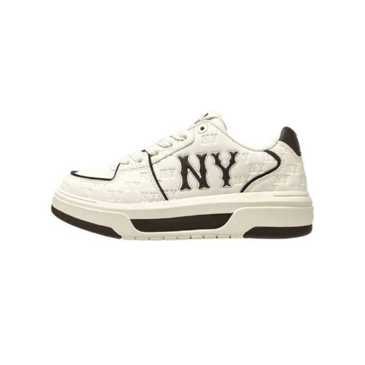 

MLB New York Yankees Synthetic Leather Slip Resistant Abrasion Resistant Low top Casual Shoes Unisex Brown 3ASXM066N-50BRS 40.5