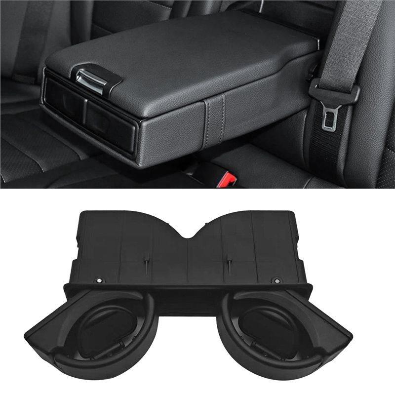 Rear Armrest Cup Holders For C-Class W205 15-21 A09981002139051 A0998100113 Double Drink Cup Holder Car Parts