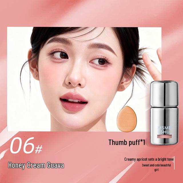 Natural Glow Long-lasting Matte Liquid Blush Gel - Easy Blend, Whitening & Brightening