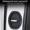 4Pcs Silicone Car Door Latch Protective Cover Universal Shock Absorption Door Lock Cover Anti-Rust Door Lock Shield for Vehicle Lock Cylinder