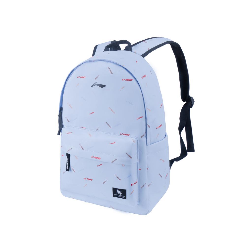 Li Ning Polyester Backpack Regular Unisex Blue ABSV619-2