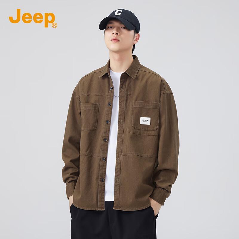 JEEP Men s Workwear Denim Jacket L