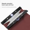 FIQK8 For Lexus IS250 RX350 LX570 LX600 GX470 RX330 Seat Back Storage Bag Magnetic Open PU Leather Garbage Trash Bin Pocket Organizer