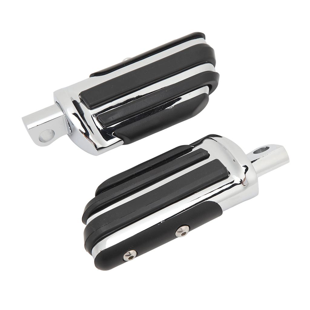 2PCS Motocyklové dálniční kolíky Levý Pravý Otočný pedál s úchytem pro těžký provoz pro cestování