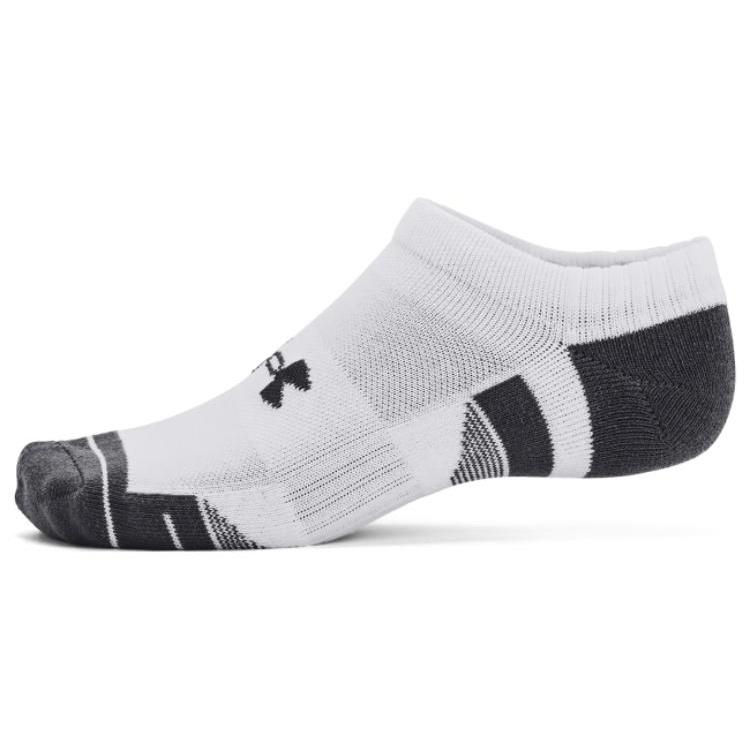 Under Armour Ankle Socks Unisex 3 Pack White 1379526-100