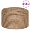 VidaXL Rope 100% Jute 14 Mm 250 M Hemp Rope Cord Fiber Cordage 143797