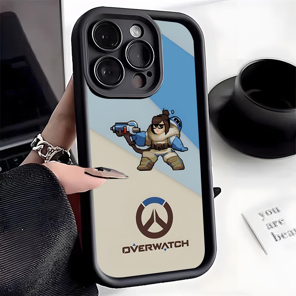 O-Overwatch Phone Case For IPhone 17 Pro Max 16 15 14 Pro Max IPhone 13 Pro Max 11 Plus Silicone Cover