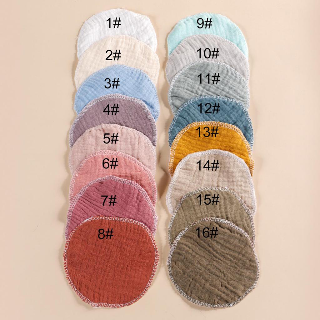 Coppette Assorbilatte Riutilizzabili in Puro Cotone a Prova di Perdite - Delicati sulla Pelle, Design a Tre Strati in Garza Anti-Fuoriuscita