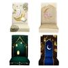 Middle Eastern Print Festival Chair Cover Polyester Elastic Fit Washable For Holiday Dining Decoration