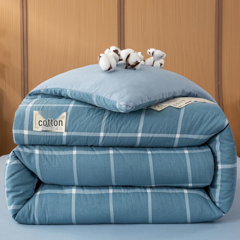 Class A Thickened Xinjiang Cotton Quilt for Home & Dormitory – Four Seasons Use