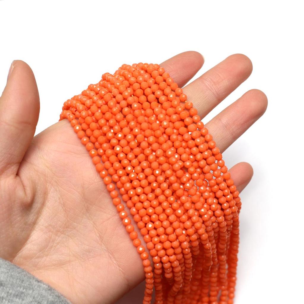10 pasm fasetowanych koralików 3 mm Spinelowe koraliki izolacyjne do wyrobu biżuterii DIY Naszyjnik Bransoletka Kolczyki Akcesoria