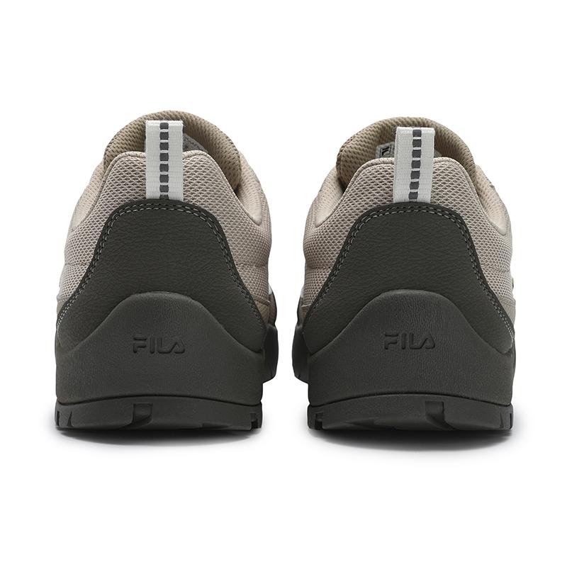 FILA CAMLIFE Retro Series Fashion Trendy Comfortable Outdoor Casual Low-Top Skate Shoes Women sneaker Yellow Gray F12W522144FNA